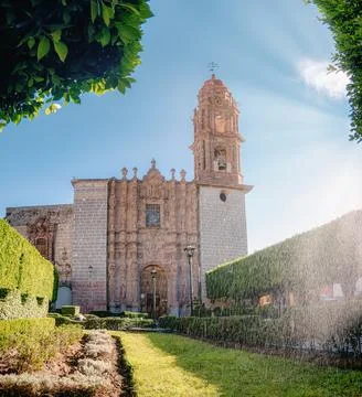 Temple of the third order of San Francisco in San Miguel de Allende Stock Photos