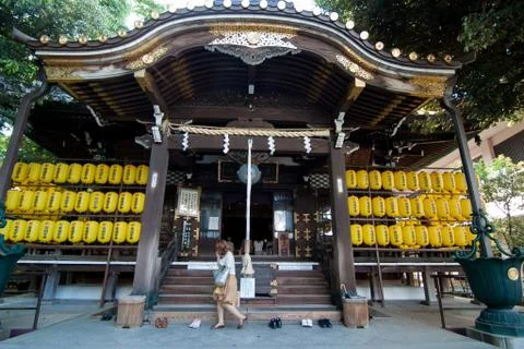 Temple in Tokyo Stock Photos