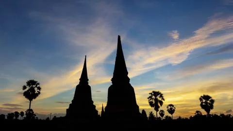 Temple on twilight time Foto stock
