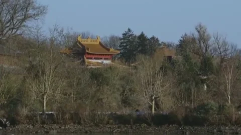 Temple under construction Stock Footage 234495278