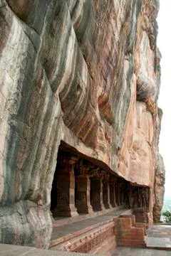 Temple under Rock Stock Photos