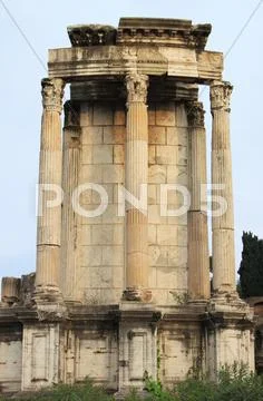 Temple of Vesta Stock Photos