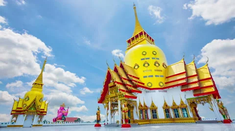 Temple - Wat Phrong Akat Stock Footage 61845944