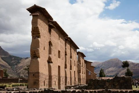 Temple of Wiracocha Stock Photos