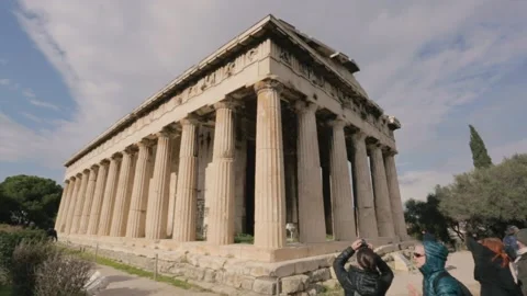 A Temple to Zeus, in Greece Video stock 150600424