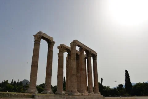 Temple of Zeus Stock Photos