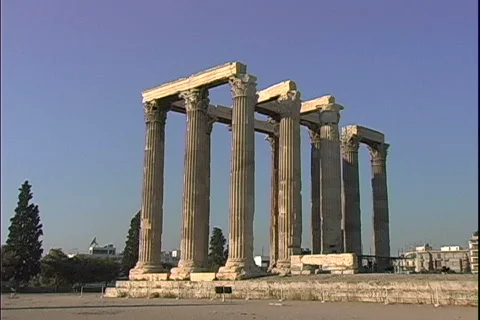 Temple of Zeus-zooms Видео 820697
