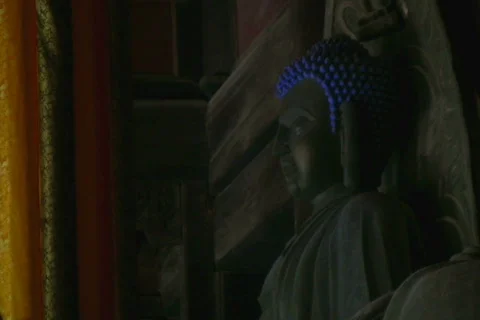 Temple, zoom out Stock Footage 302212