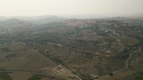 Temples of Agrigento - Circle-Left-Clip Stock Footage 250364886