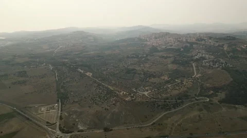 Temples of Agrigento - Circle-Left-Clip Stock Footage 250364904