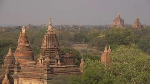 Temples and pagodas Stock Footage 114985193