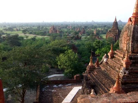 Temples in bagan, myanmar Stock Photos