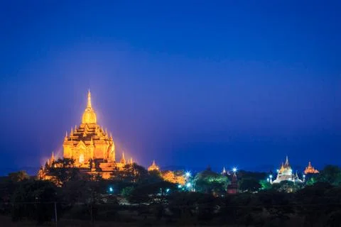 The Temples of Bagan, Myanmar Stock Photos