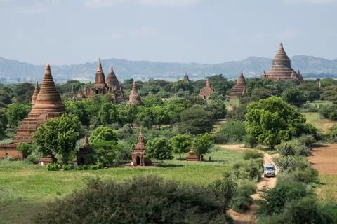 Temples in Bagan, Myanmar Stock Photos