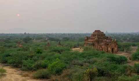 Temples of Bagan, Myanmar Stock Photos