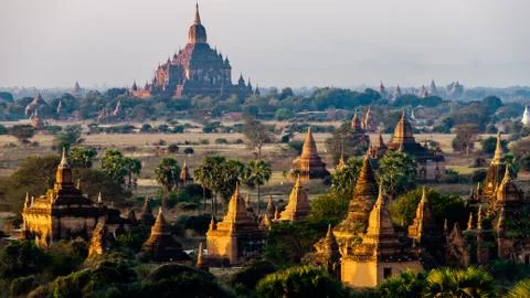 Temples of Bagan Stock Photos