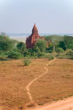 Temples of Bagan Stock Photos