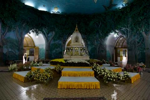 Temples of Bagan with sky Stock Photos