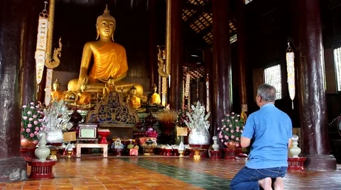 Temples in Chiang Mai.16 Stock Footage 41820447