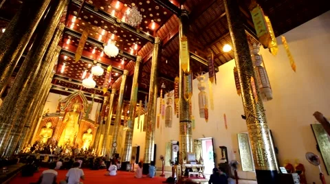 Temples in ChiangMai,Thailand.15 Stock Footage 41901183