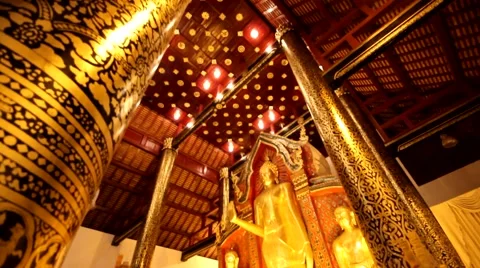 Temples in ChiangMai,Thailand.9 Stock Footage 41901576
