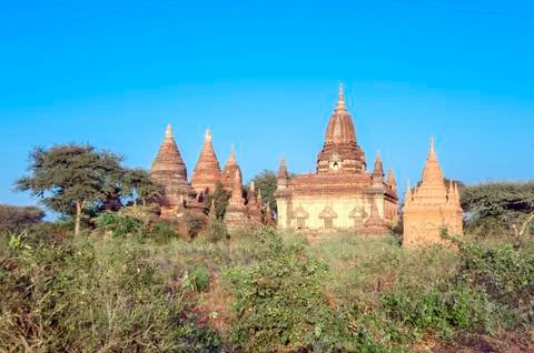 Temples in Myanmar Foto stock