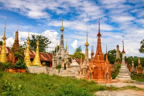 Temples in Myanmar Stock Photos