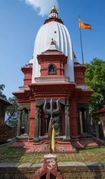 Temples in Pashupatinath Stock Photos