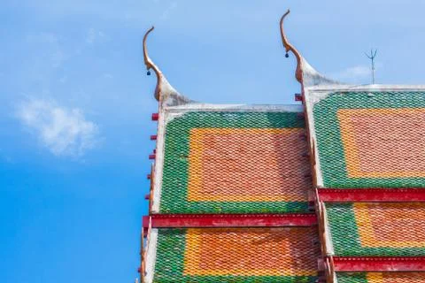 Temples in Thailand. Stock Photos
