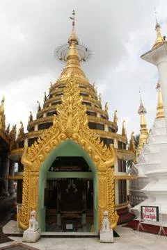 Temples on the way Stock Photos