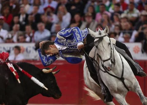 Temporada Grande bullfighting fair, Mexico City - 16 Feb 2020 Stock Photos