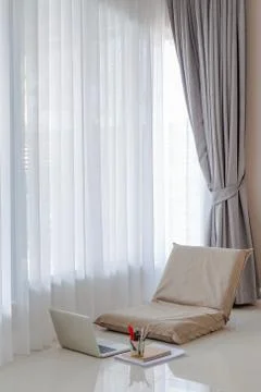 Temporary area for working at home Stock Photos