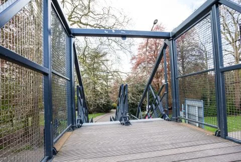 An Temporary bridge Stock Photos