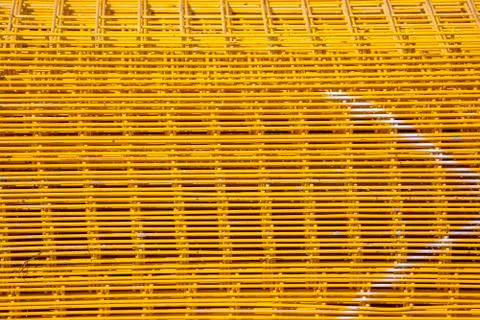 Temporary fence background Stock Photos