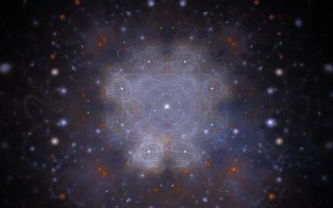 Temporary spirals tangle Stock Illustration