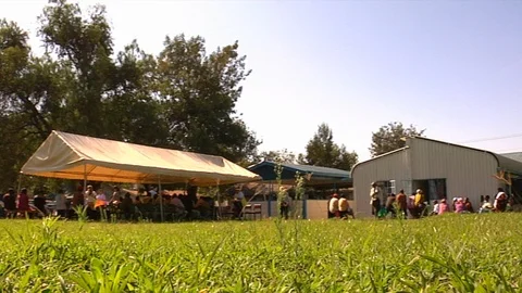 Temporary structure at Rift Valley Provincial Hospital. Video stock 99425504