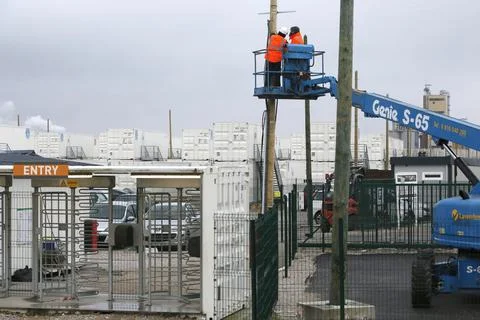 Temporary structures for the Calais 'Jungle' migrants are dismantled, France - 0 Stock Photos