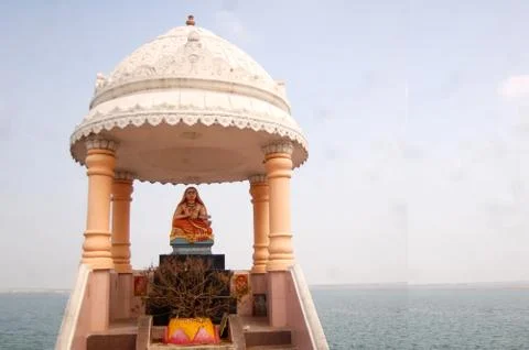 Tempul of the at rivar Stock Photos