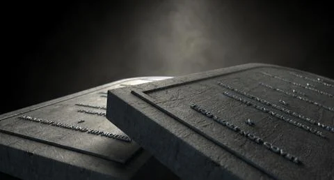 The ten commandments Stock Illustration