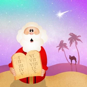Ten Commandments Stock Illustration