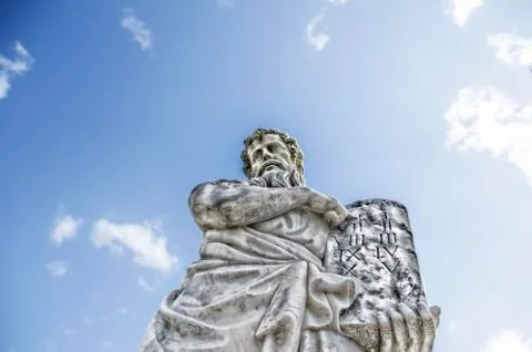 The ten commandments Stock Photos