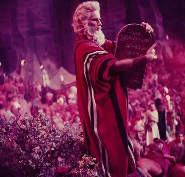 The Ten Commandments Stock Photos