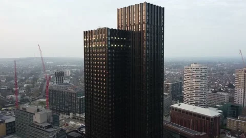 Ten Degrees Croydon by Greystar Stock Footage 181897628