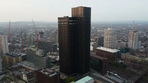 Ten Degrees Croydon by Greystar Stock Footage 181900774