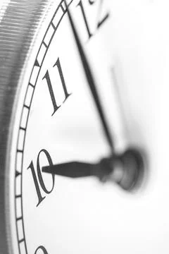 Ten o'clock on clock face Stock Photos