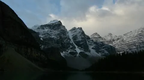Ten Peaks Time Lapse Video stock 9054944