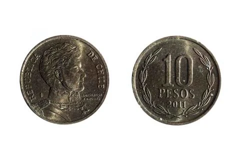 Ten peruvian pesos Stock Photos