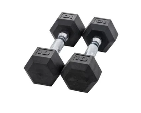 Ten Pound Dumbbells Foto stock