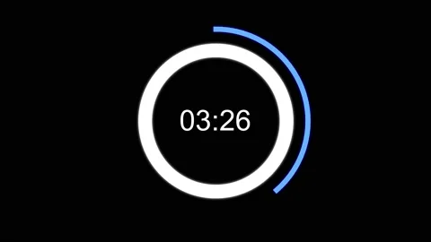 Ten second stopwatch animation. Video stock 166696926