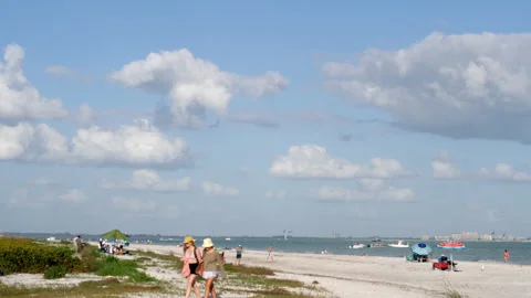 Ten Seconds of Beach Stock Footage 149601293